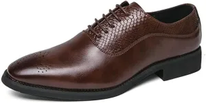 Men's Lace Up Dress Shoes Casual Business Oxford New Orthopedic Leather Shoes Comfortable Walking Shoes Office Loafers Work Flats