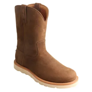 Mens Twisted X 10" Pull-On Wedge Sole Boot  Classic Style & Modern Comfort