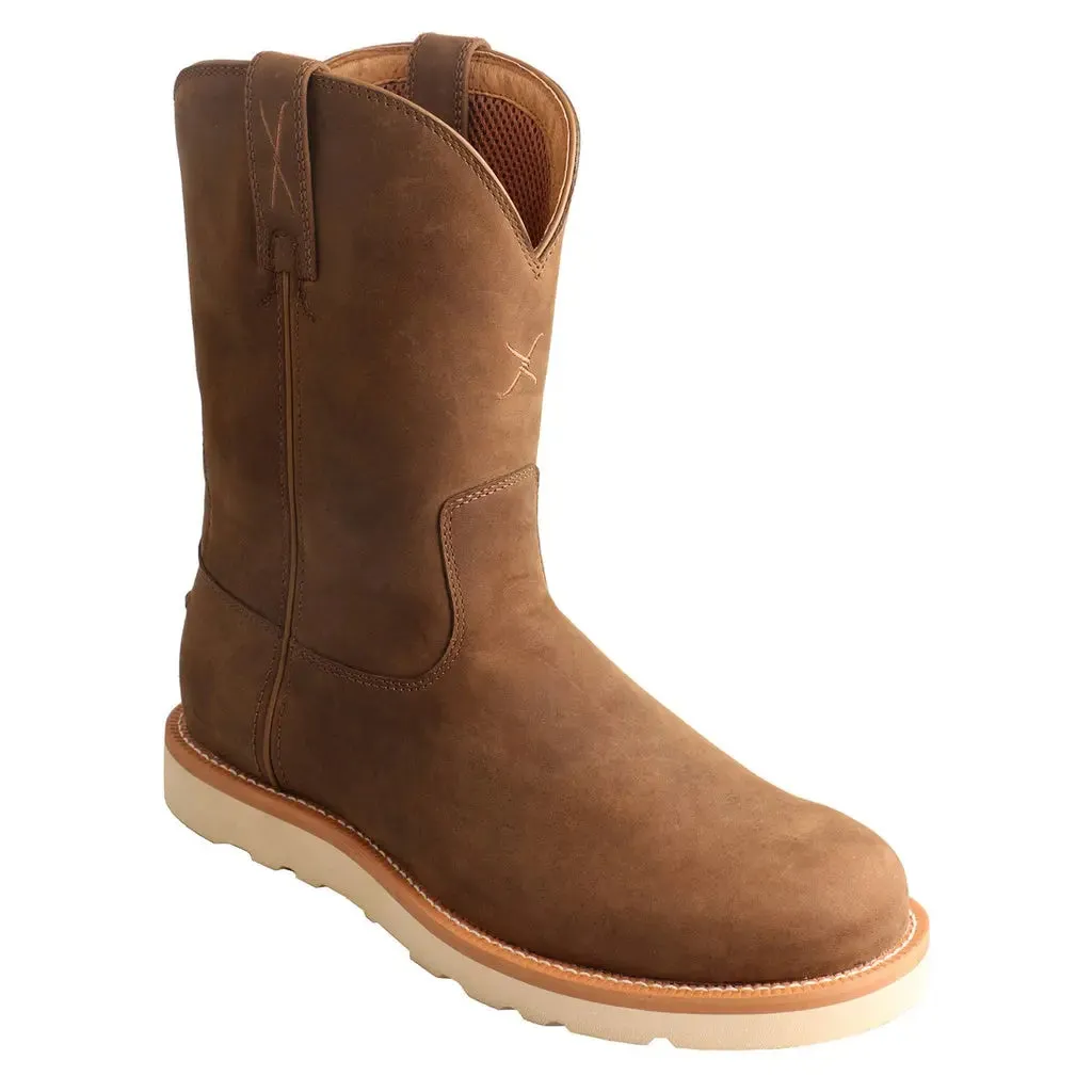 Mens Twisted X 10" Pull-On Wedge Sole Boot  Classic Style & Modern Comfort