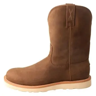 Mens Twisted X 10" Pull-On Wedge Sole Boot  Classic Style & Modern Comfort