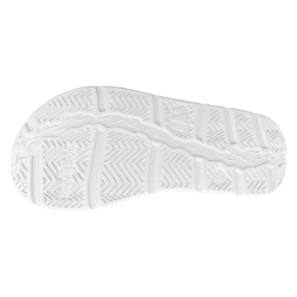 Nuu Sol Unisex Cascade Flip Flops- White Water