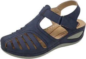 of Today Sandalias OrtopDicas Soporte De Aire Summer Dressy Sexy Sandals with Heels for Women 2024 Shoes Orthopedic Women Walking Shoes Women Travel Womens Black Heels