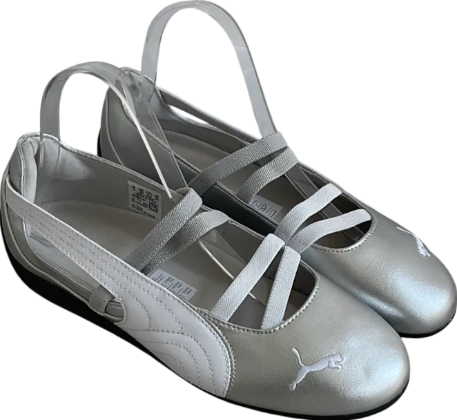 Puma Metallic Speedcat Ballet Pumps UK 6 EU 39 