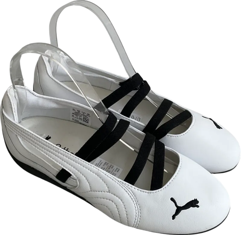 Puma White Speedcat Ballet Pumps UK 3.5 EU 36.5 