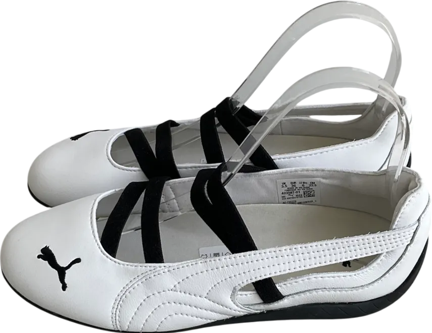 Puma White Speedcat Ballet Pumps UK 3.5 EU 36.5 