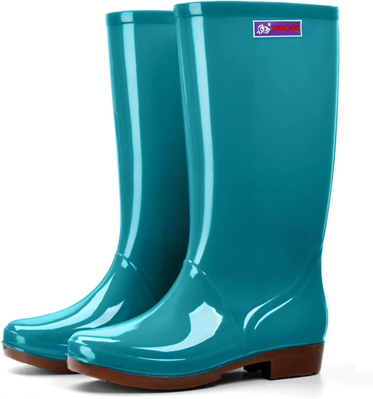 Rain Boots Women's Mid Calf Rain Boots Waterproof Garden Shoes Outdoor Work Boot for Hunting Farming Work Boots