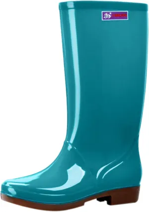 Rain Boots Women's Mid Calf Rain Boots Waterproof Garden Shoes Outdoor Work Boot for Hunting Farming Work Boots