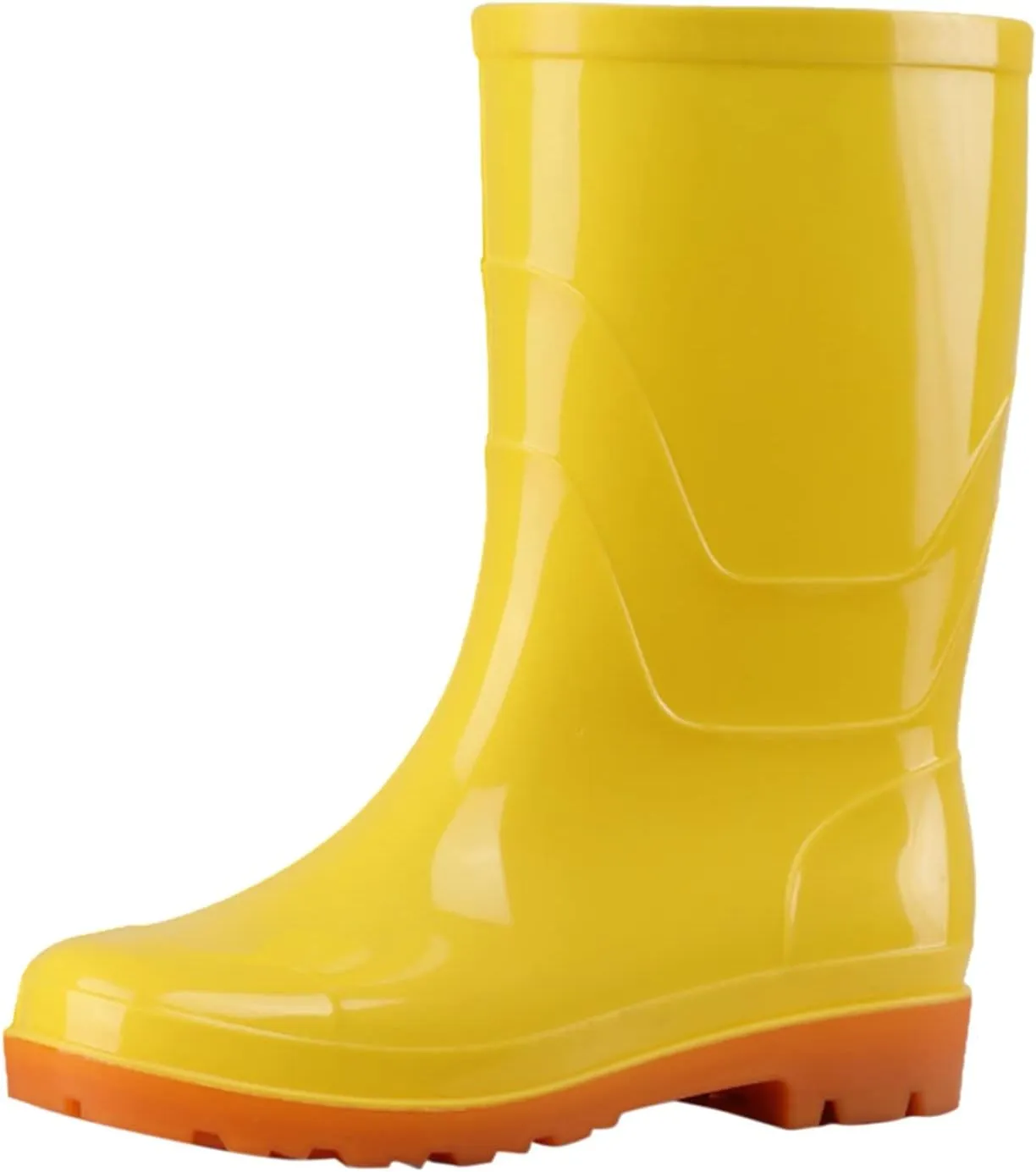 Rain Boots Women's Mid Calf Rain Boots Waterproof Garden Shoes Outdoor Work Boot for Hunting Farming Work Boots