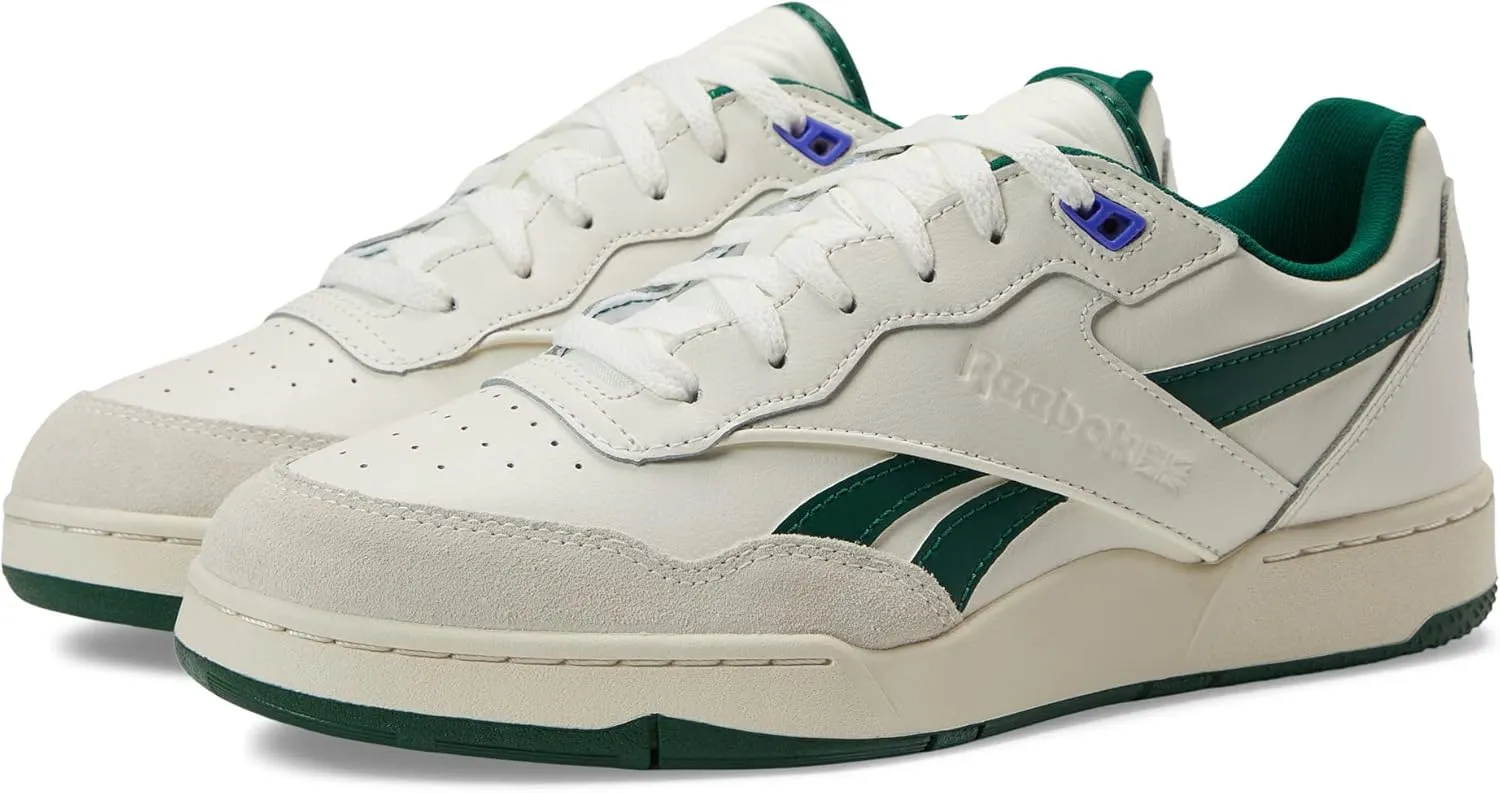 Reebok Unisex BB 4000 II Basketball Shoe, Chalk/Dark Green/Alabaster, 10.5 US Men