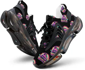Roll Roller Skates Funny Men's Sneakers Novelty Lightweight Elastic Running Shoe Tennis Sporting Shoes