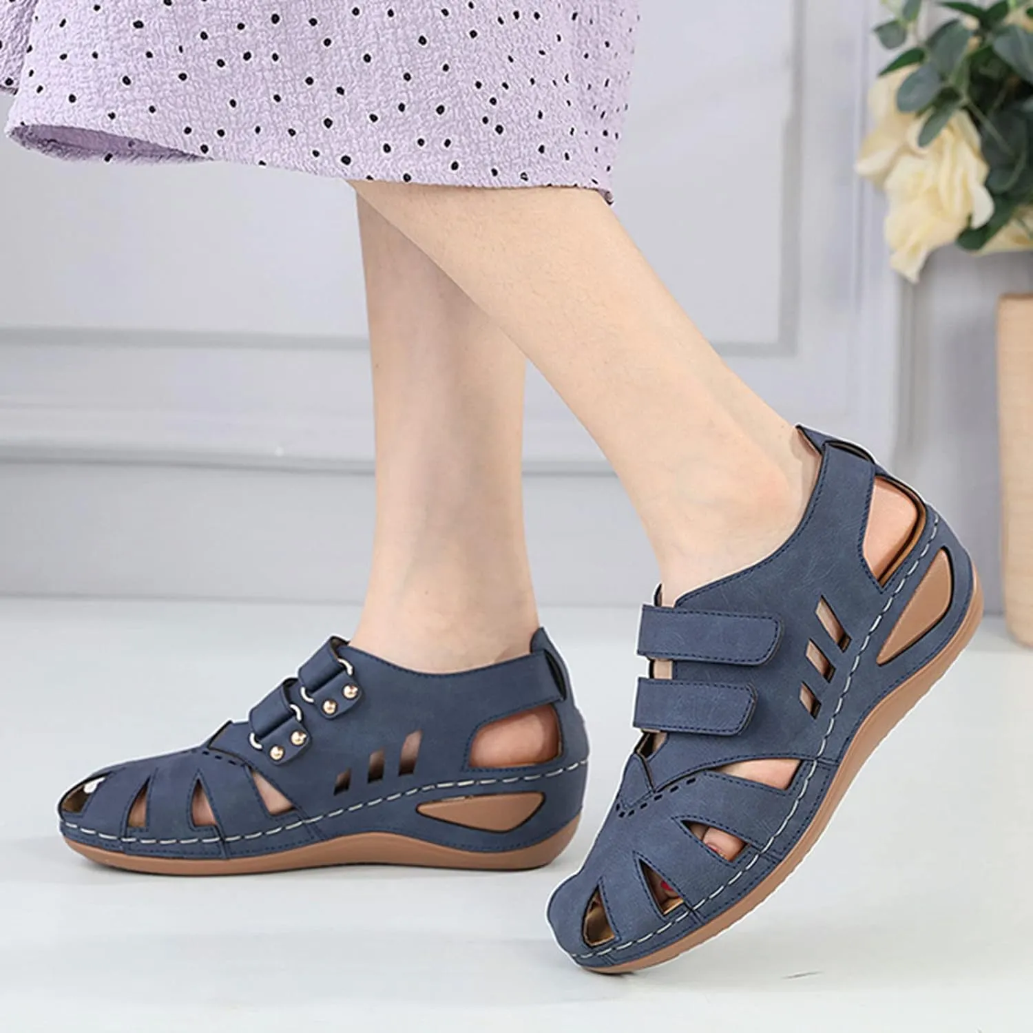 SBGMoSJ Orthopedic Dress Shoes for Women Comfortable Dressy Boots Dressy Walking Sandals Women Comfort Comfort Sandals for Walking Women Gladiator Sandals Beach Shoes Women Nude Wedge Heels