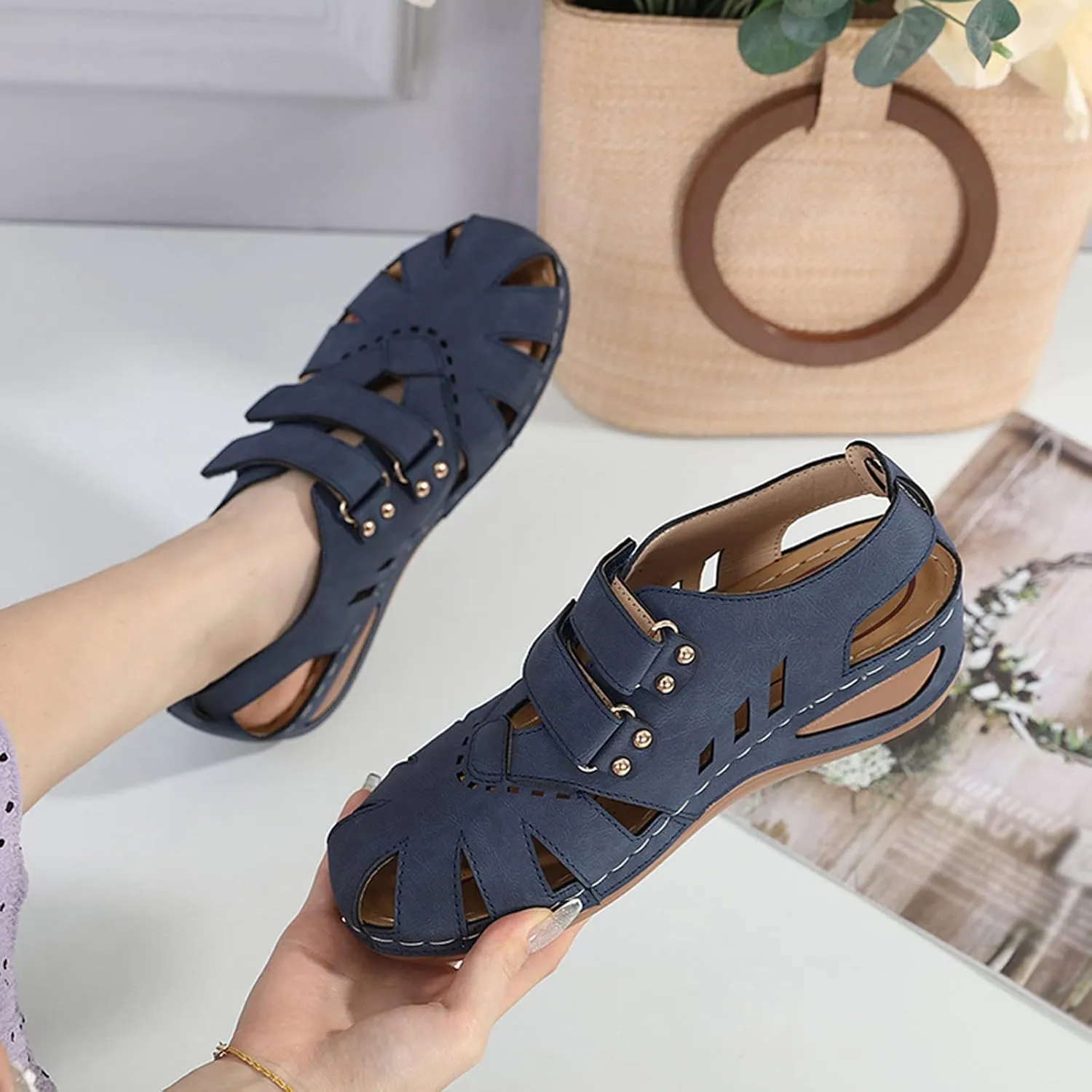 SBGMoSJ Orthopedic Dress Shoes for Women Comfortable Dressy Boots Dressy Walking Sandals Women Comfort Comfort Sandals for Walking Women Gladiator Sandals Beach Shoes Women Nude Wedge Heels