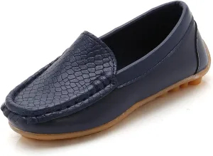 Sole Rubber Loafers Shoes for Kids Toddler Non Slip Leather Lightweight Ankle Sandals Casual Comfy Flat Sneakers
