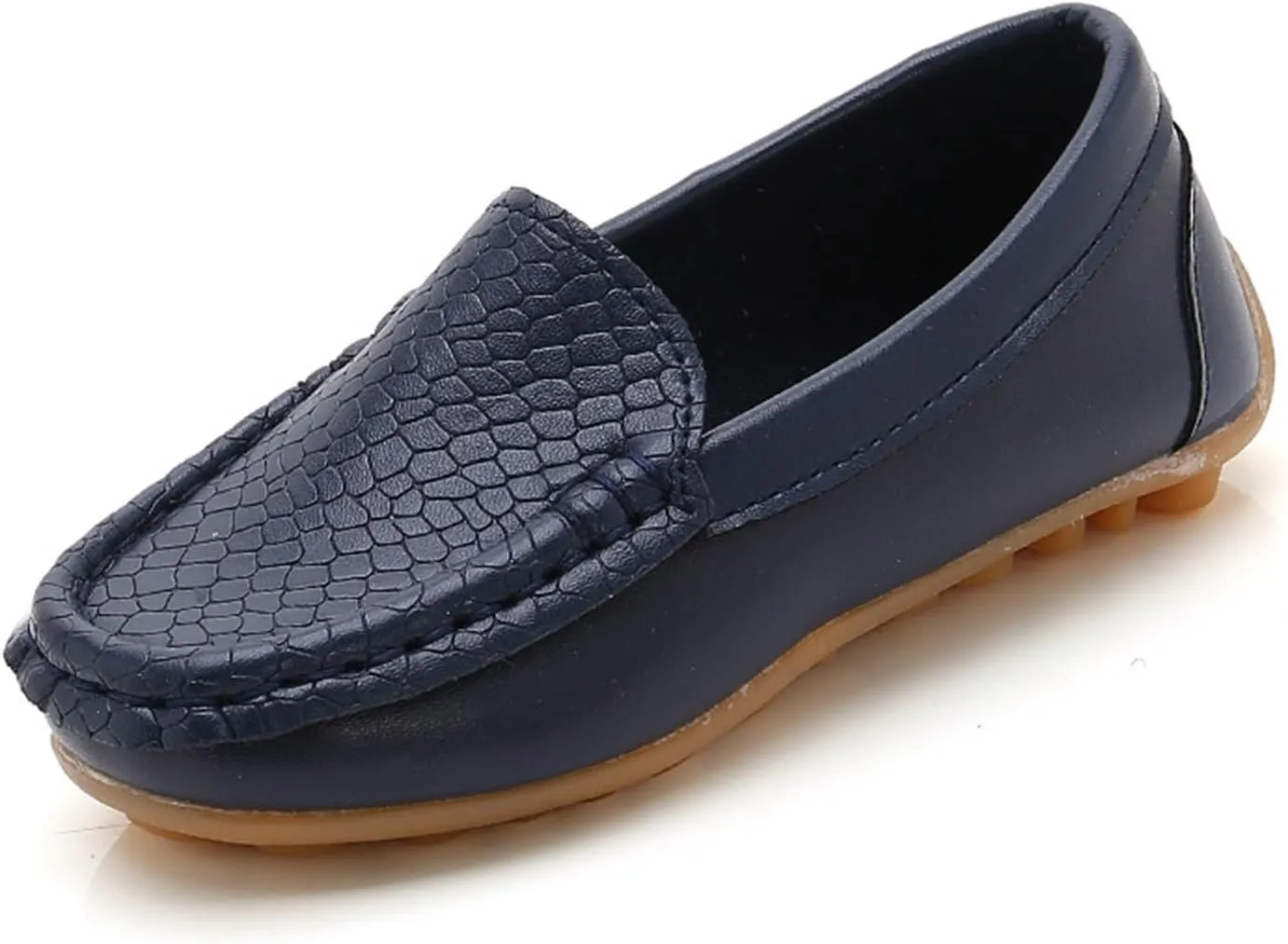 Sole Rubber Loafers Shoes for Kids Toddler Non Slip Leather Lightweight Ankle Sandals Casual Comfy Flat Sneakers