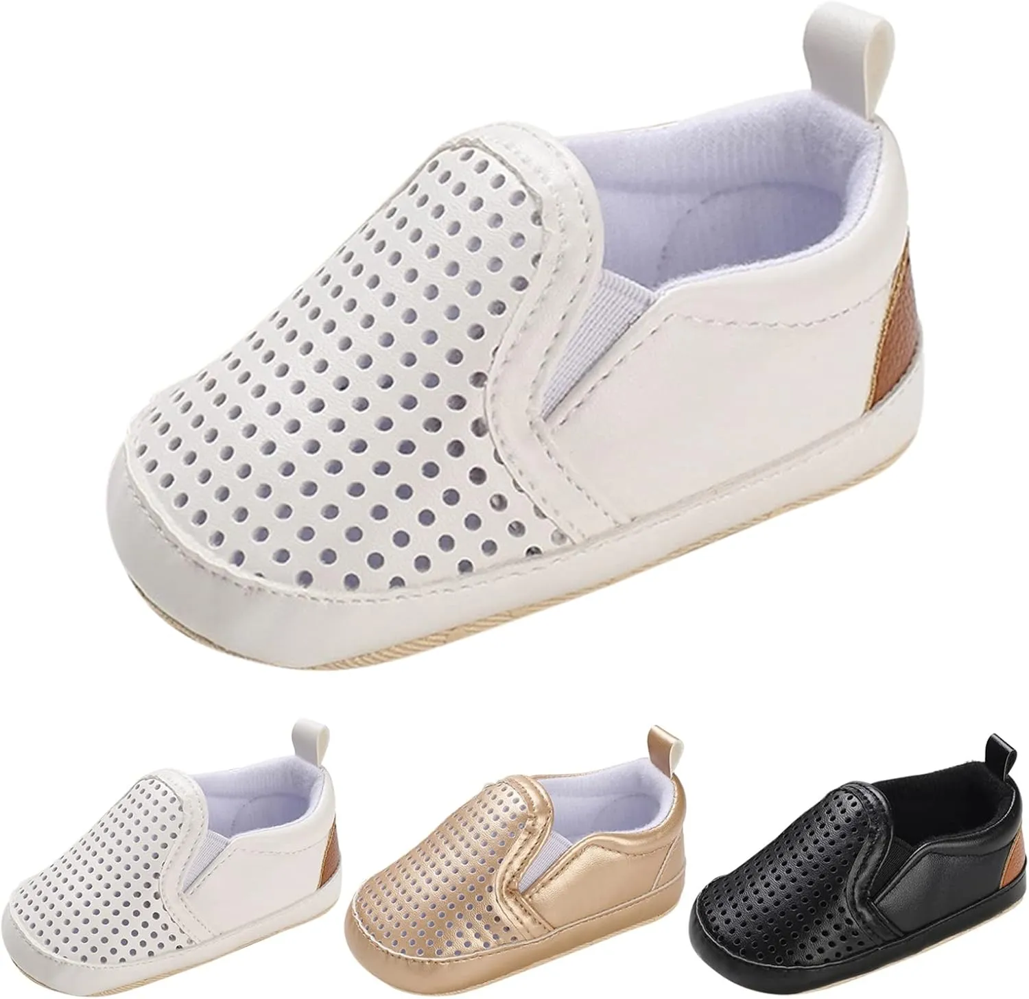 Spring and Summer Children Infant Toddler Shoes Boys and Girls Sports Shoes Flat Bottom Light Slip On 4c Boy Shoes
