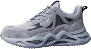 Steel Toe Shoes for Men, Safety Mens Work Shoes Lightweight Breathable