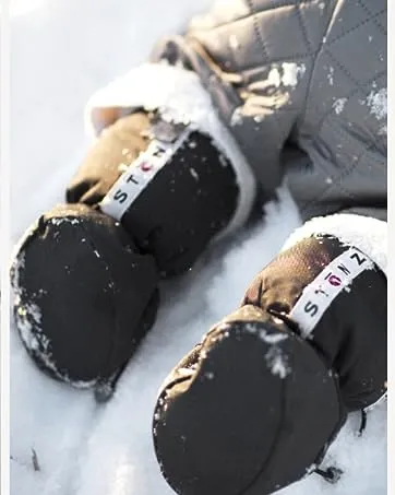Stonz Baby and Toddler Plain Color Winter Booties