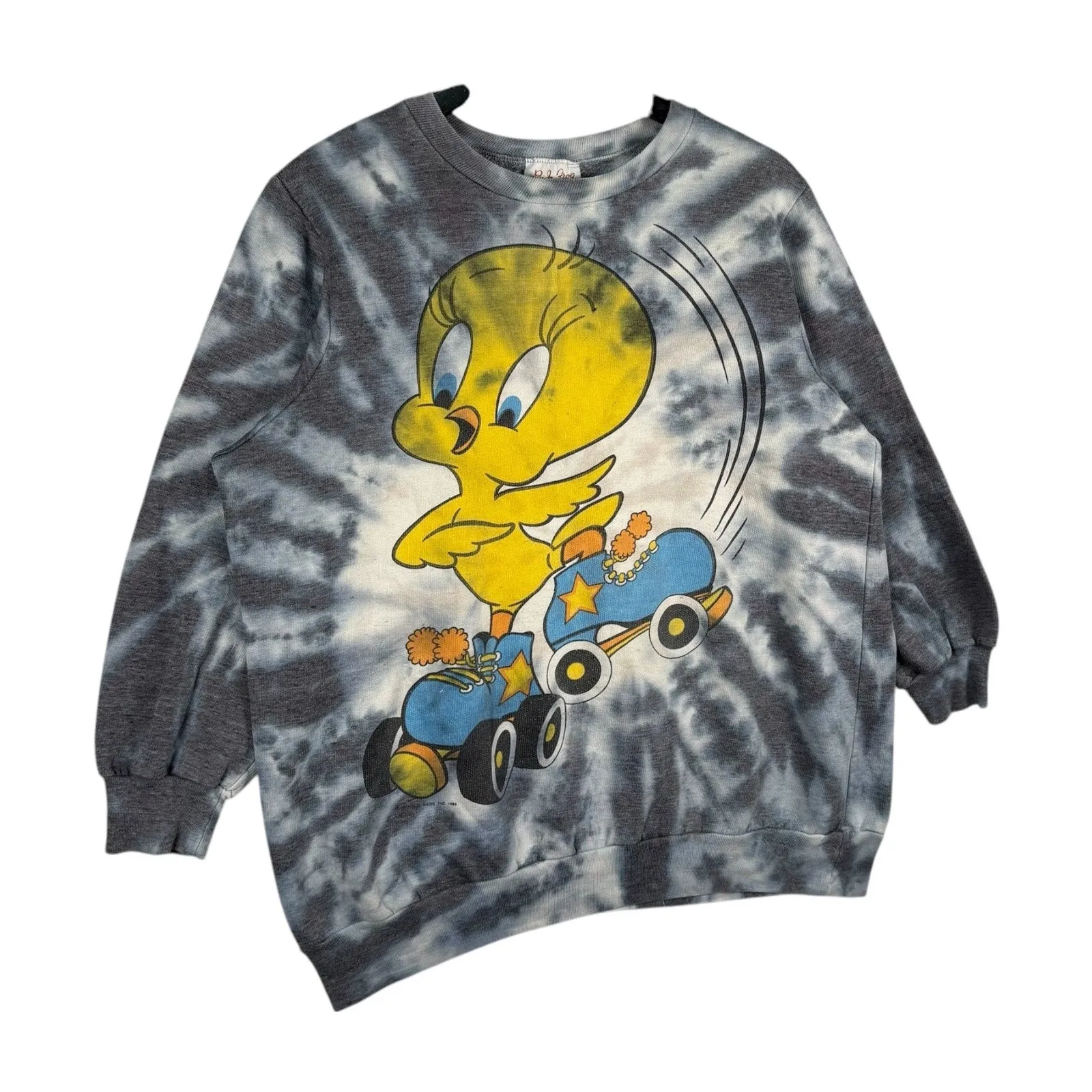Vintage Looney Tunes Tweety Bird Tie Dye Long Sleeve 90s