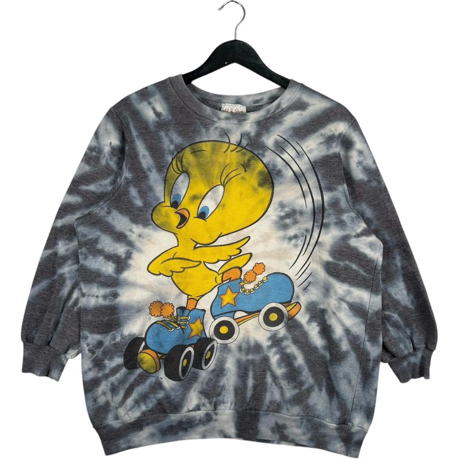 Vintage Looney Tunes Tweety Bird Tie Dye Long Sleeve 90s