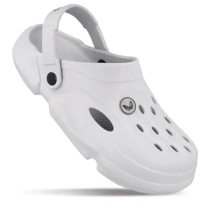 Walkaroo Mens Clogs  - WC8721 Light Grey