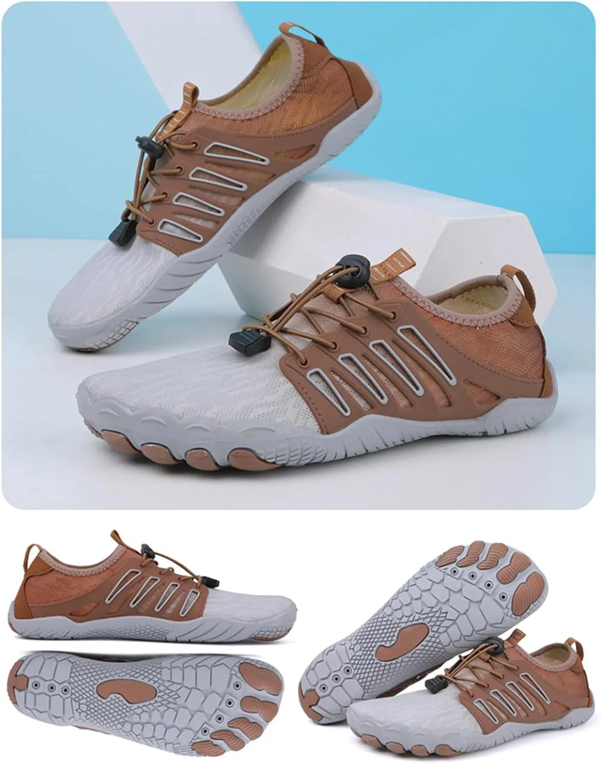 Water Shoes Men,Summer Quick-Dry Pool Surf Aqua Swim Shoes Women,Casual Breathable Lightweight Diving Barefoot Beach Shoes,Unisex,for Outdoor Kayaking Walking Hiking Yoga