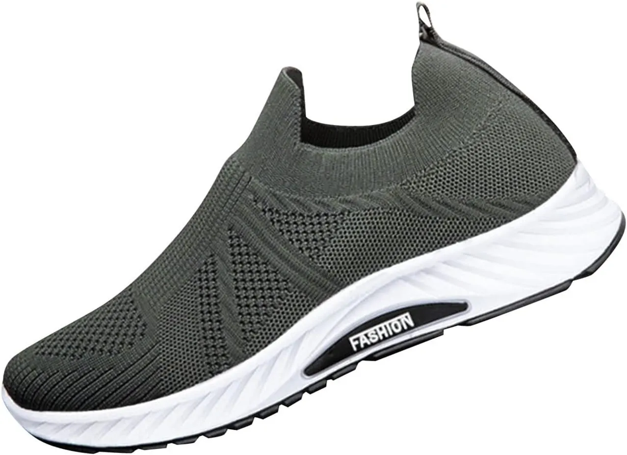 Wedges Slip on Men's Fashion Casual Outdoor Breathable Leisure Shoes Men's Sneaker Roller Skates for Men