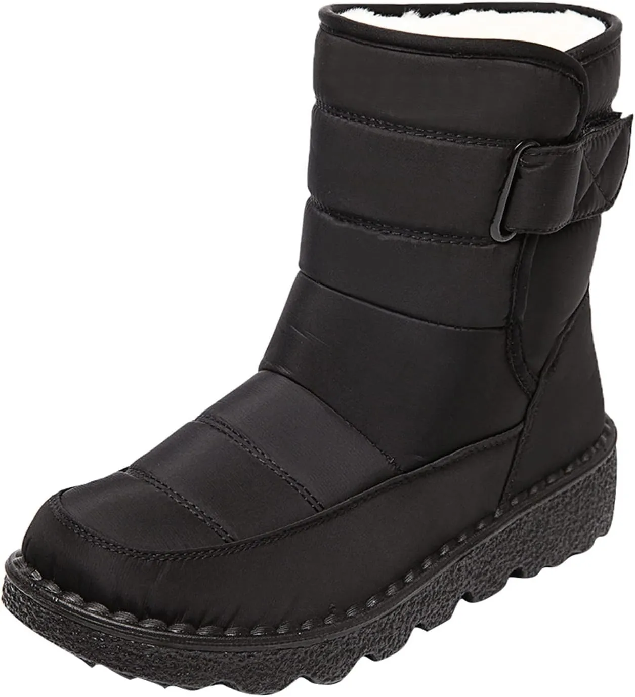 Women Snow Boots Waterproof Snow Boots Womens Winter Ankle Boots Ladies Warm Fur Lined Booties Waterproof Snow Boots Women Pull on Winter Womens Boots Slip on Botas De Nieve Mujer