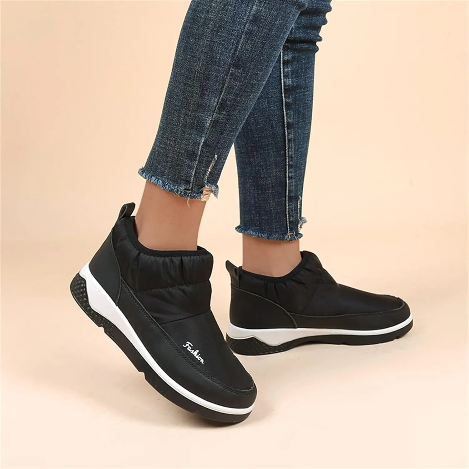Women Snow Boots Winter Shoes Non Slip Winter Boots Woman Warm Winter Waterproof Boots Women Arch Support Womens Waterproof Snow Walking Boots Botas TRmicas Para Mujer Sport