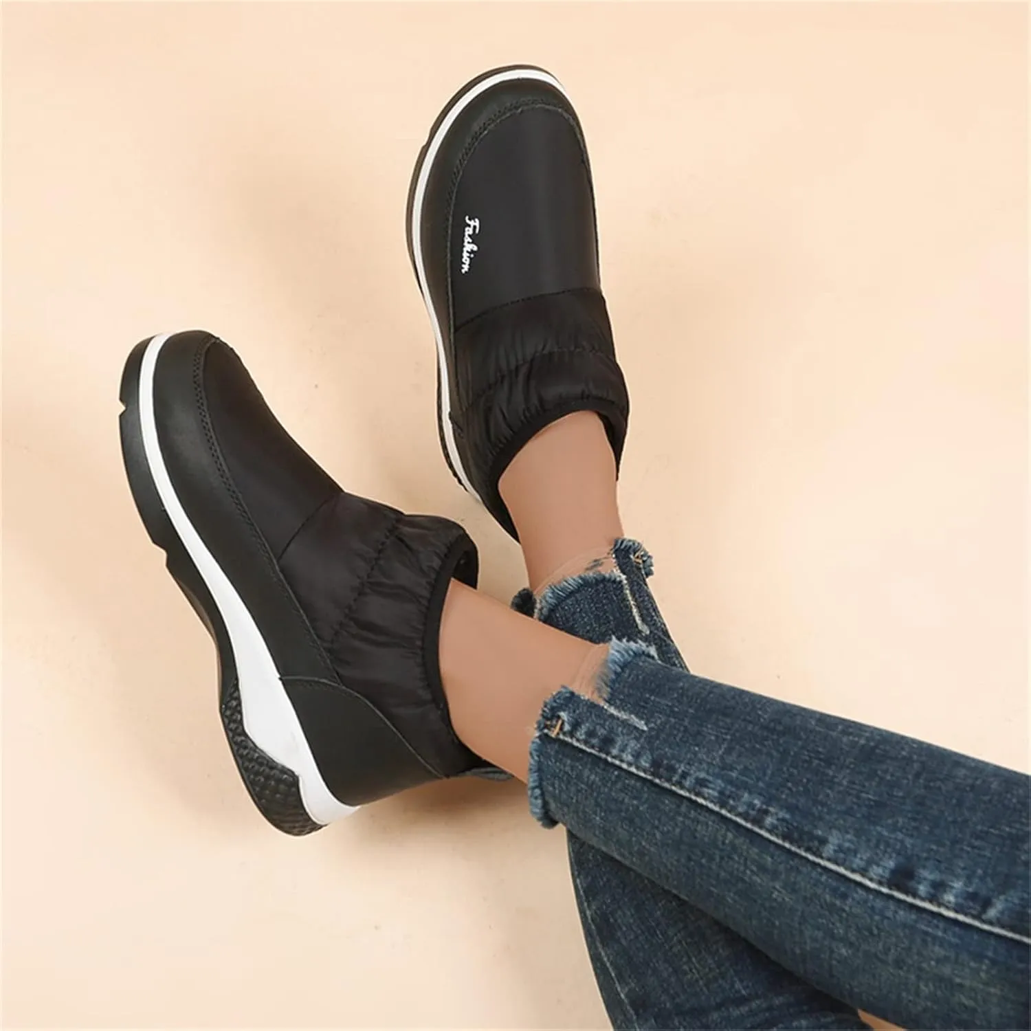 Women Snow Boots Winter Shoes Non Slip Winter Boots Woman Warm Winter Waterproof Boots Women Arch Support Womens Waterproof Snow Walking Boots Botas TRmicas Para Mujer Sport