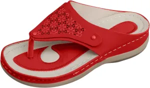 Women's Bow Knot Hollow Thick Sole Clip Toe Herringbone Slippers Wearing Beach Sandals and Slippers on The Outside