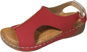 Women's Comfy Orthotic Sandals, Sandals for Women, Wide Gladiator Orthopedic Arch Support, Roman Low Wedges Flip Flops Anti-Slip Beach Travel Vacation Casual Daily Summer Dressy