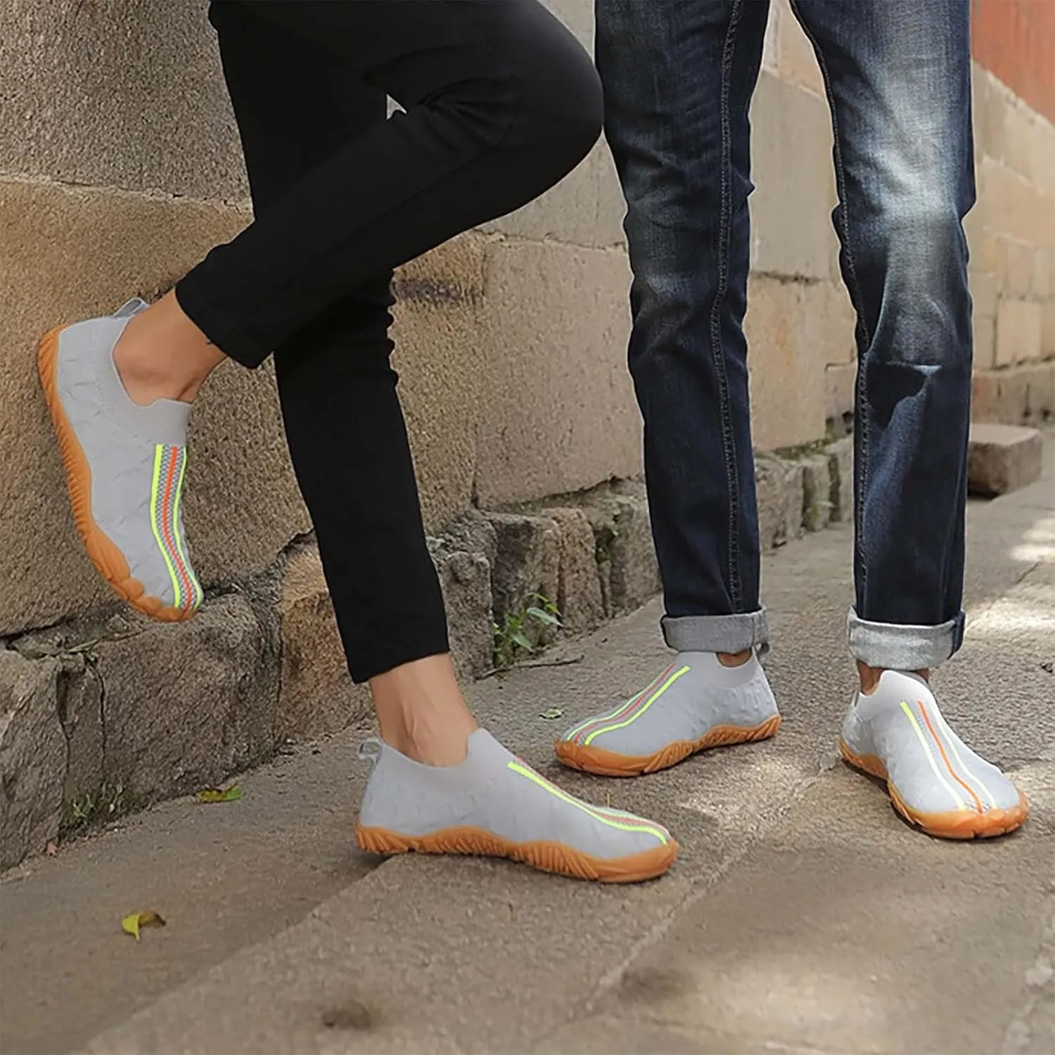 Women's Soft Orthopedic Shoes Breathable Woven Go Walking Slip On Foam Shoes Arch Support Hands Slip Women Shoes Size 12