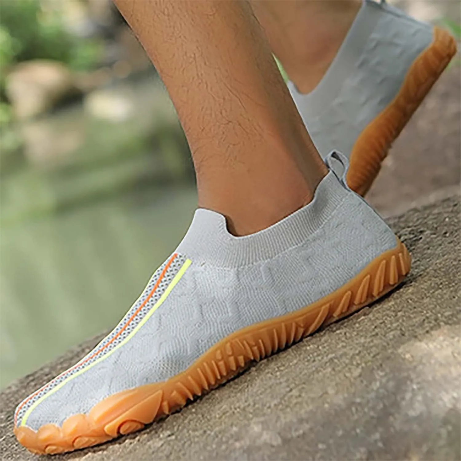 Women's Soft Orthopedic Shoes Breathable Woven Go Walking Slip On Foam Shoes Arch Support Hands Slip Women Shoes Size 12