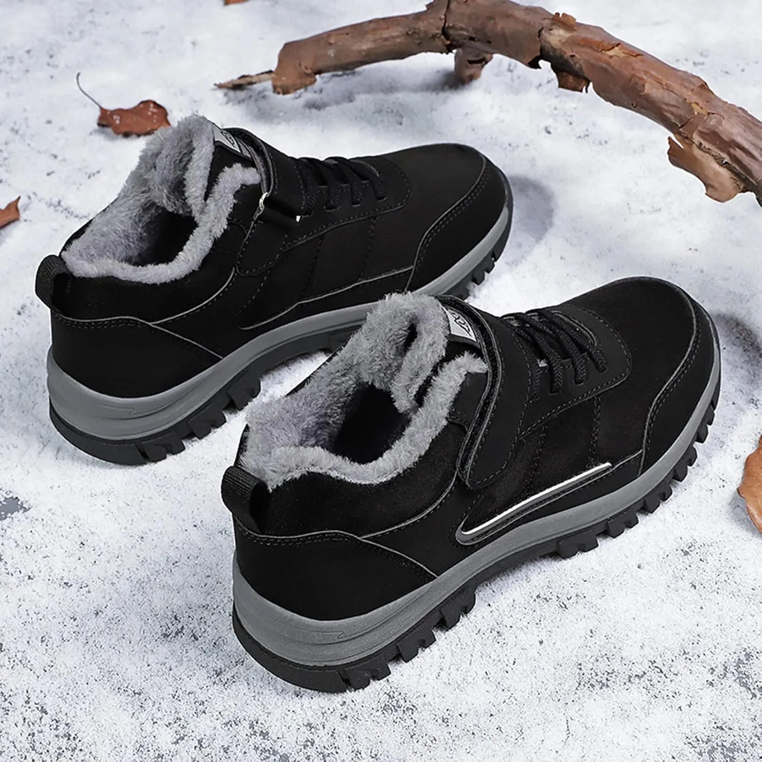 Women's Wide Width Tall Snow Boots Wide Foot Snow Boot for Women Slip on Boots for Women Ankle Booties Winter Womens Size 11 Wide Waterproof Boots Cute Waterproof Black Womens Boots