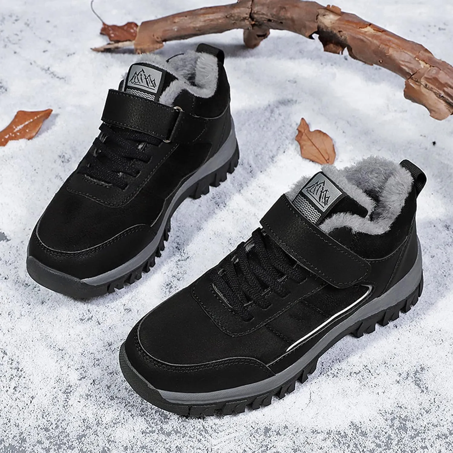 Women's Wide Width Tall Snow Boots Wide Foot Snow Boot for Women Slip on Boots for Women Ankle Booties Winter Womens Size 11 Wide Waterproof Boots Cute Waterproof Black Womens Boots