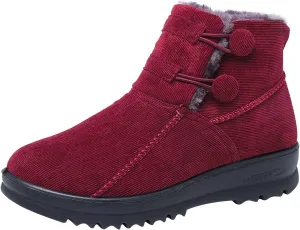 Womens Winter Boots Waterproof Insulated Wide Width Womens Winter Boots Wide Women's Winter Boots Wide Calf Winter Shoe Boots for Women Low Heel Botas Largas De Invierno Para Mujer Con TacN